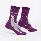 Sock It To Me Socks - Women's Crew - Llamazing - Funky Gifts NZ