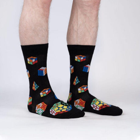 Sock It To Me Socks - Men's Crew - Puzzle Box - Funky Gifts NZ