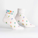 Sock It To Me Socks - Women's Turn Cuff - Secret Powers - Funky Gifts NZ