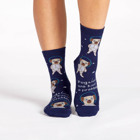 Sock It To Me Socks - Women's Crew - Pugston - Funky Gifts NZ