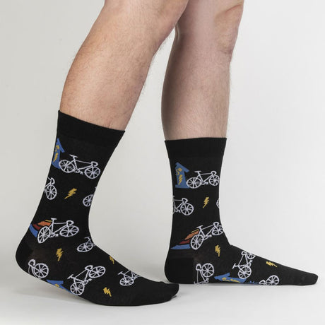 Sock It To Me - Men's Crew - Fully Charged - Funky Gifts NZ