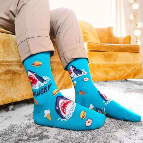 Sock It To Me - Men's Crew - Hangry - Funky Gifts NZ
