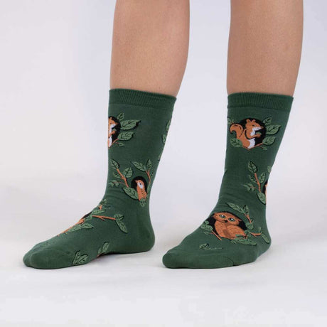 Sock It To Me Socks - Women's Crew - Woodland Watchers - Funky Gifts NZ