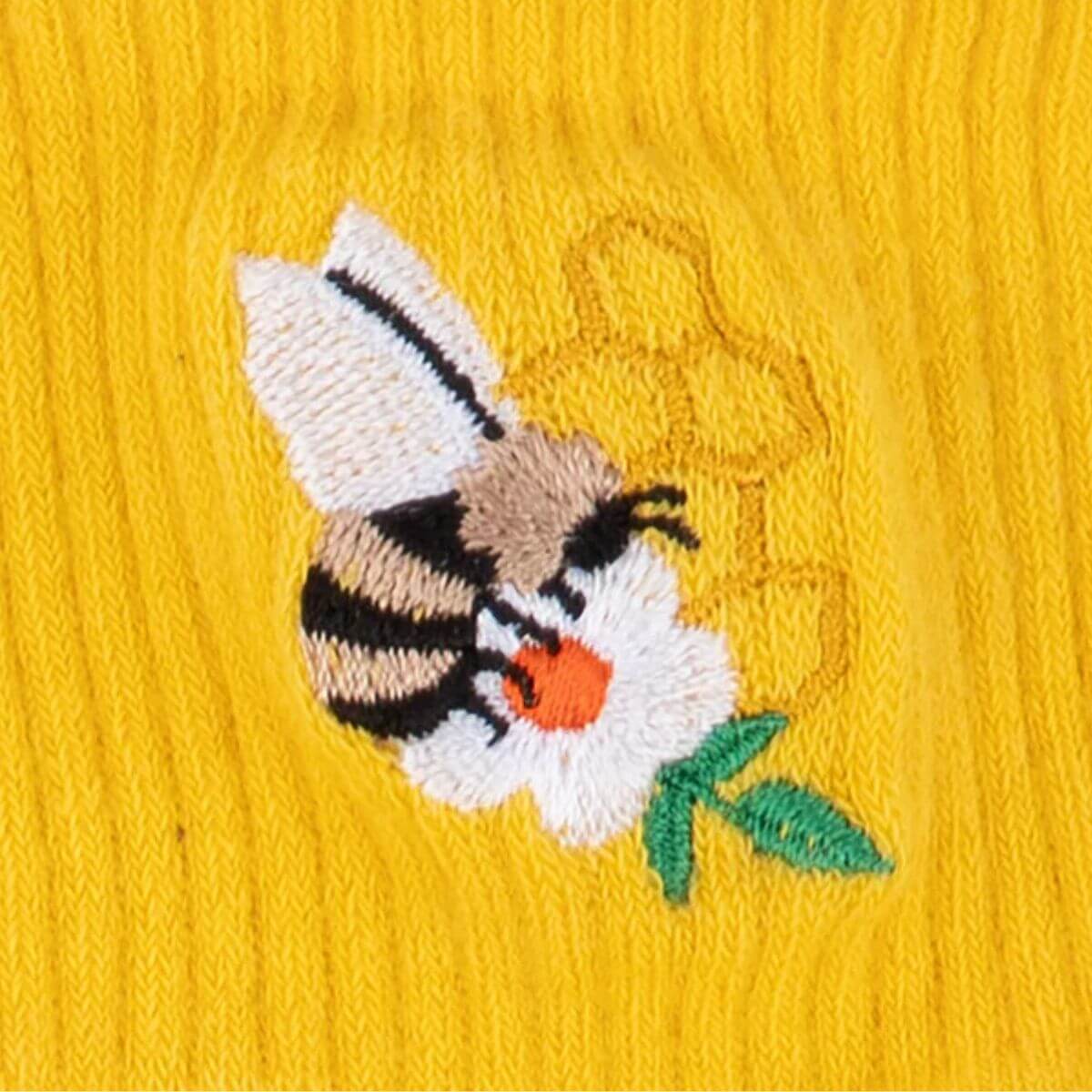 Sock It To Me Socks - Unisex Quarter Sock - Bee Mine - Funky Gifts NZ