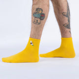 Sock It To Me Socks - Unisex Quarter Sock - Bee Mine - Funky Gifts NZ