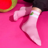 Sock It To Me Socks - Unisex Quarter Sock - Olive You! - Funky Gifts NZ