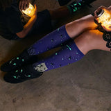 Sock It To Me Socks - Women's Knee High - Nightlight - Funky Gifts NZ