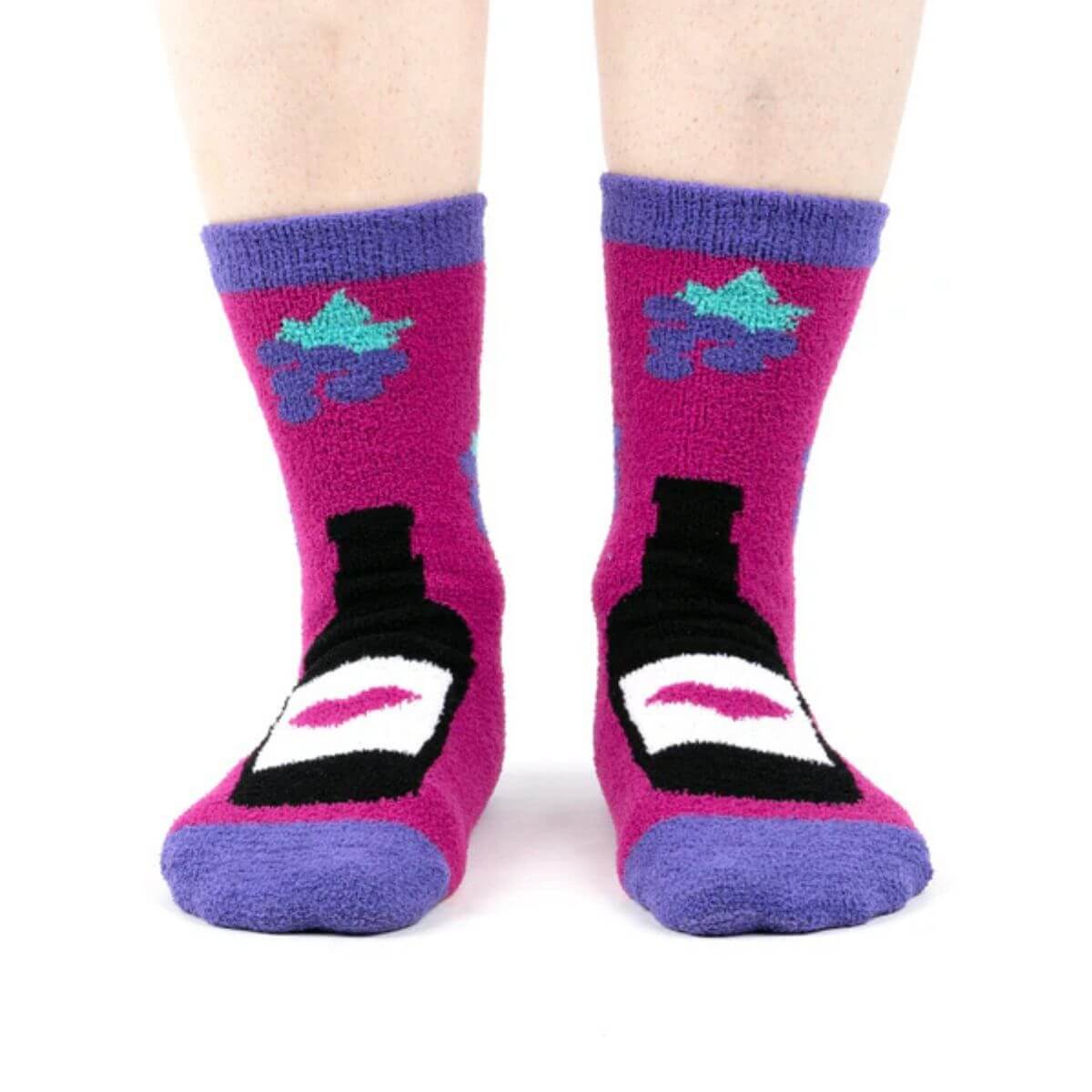 Sock It To Me - Slipper Socks - You Are Really Grape - Funky Gifts NZ