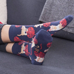 Sock It To Me - Women's Crew Socks - Kitten Knittin - Funky Gifts NZ