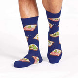 Sock It To Me Socks - Men's Crew - Breakfast in Bed - Funky Gifts NZ