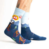 Sock It To Me Socks - Men's Crew - Hit the Slopes - Funky Gifts NZ