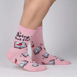 Sock It To Me Socks - Women's Crew - Spicy Book Club - Funky Gifts NZ