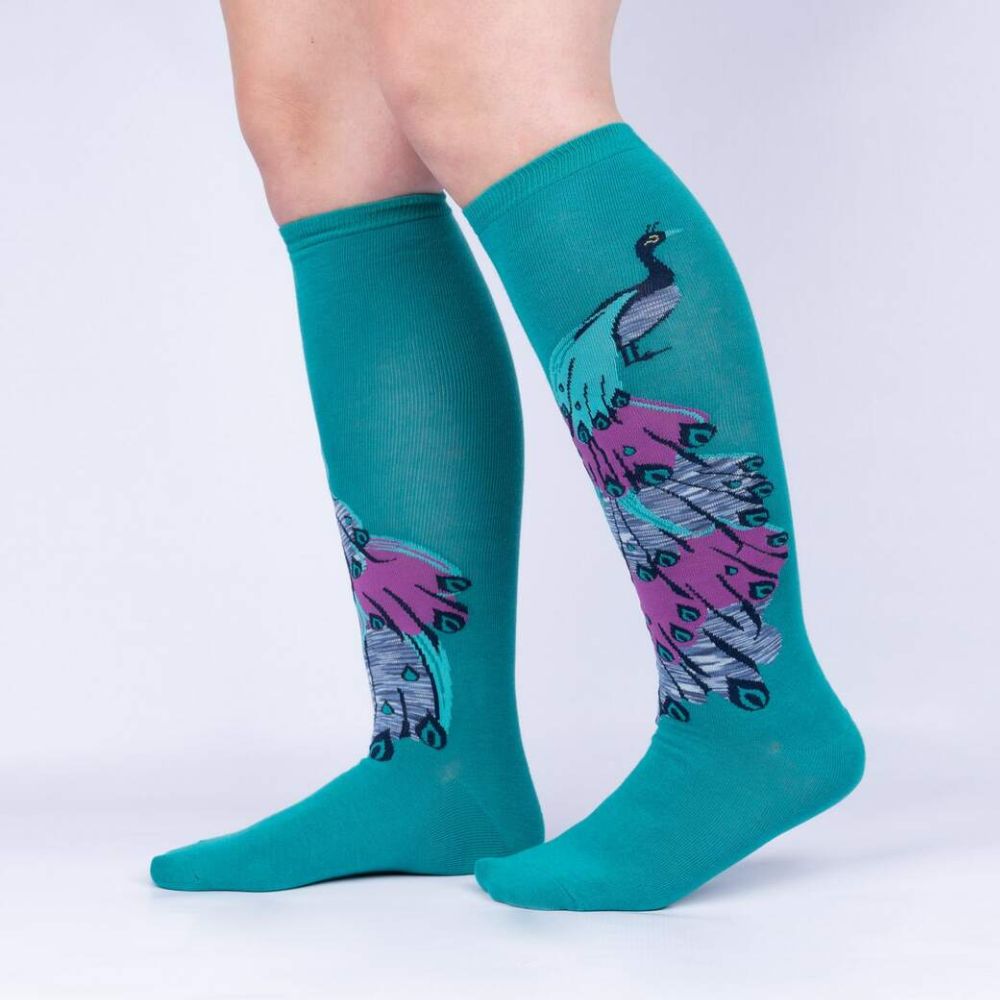 ﻿Sock It To Me - Knee High Socks - A Fan-tastic Tail - Funky Gifts NZ