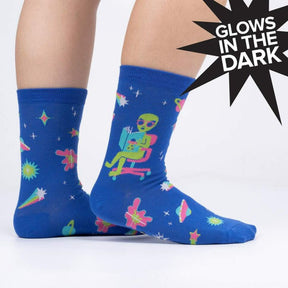 Sock It To Me - Women's Crew Socks - Intergalactic List - Funky Gifts NZ