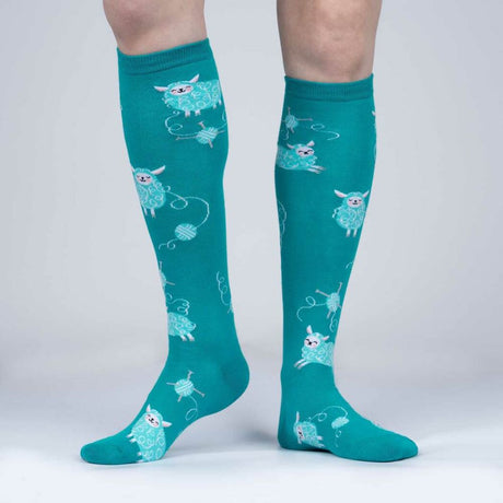 ﻿Sock It To Me - Knee High Socks - Wool Ewe Be Mine? - Funky Gifts NZ