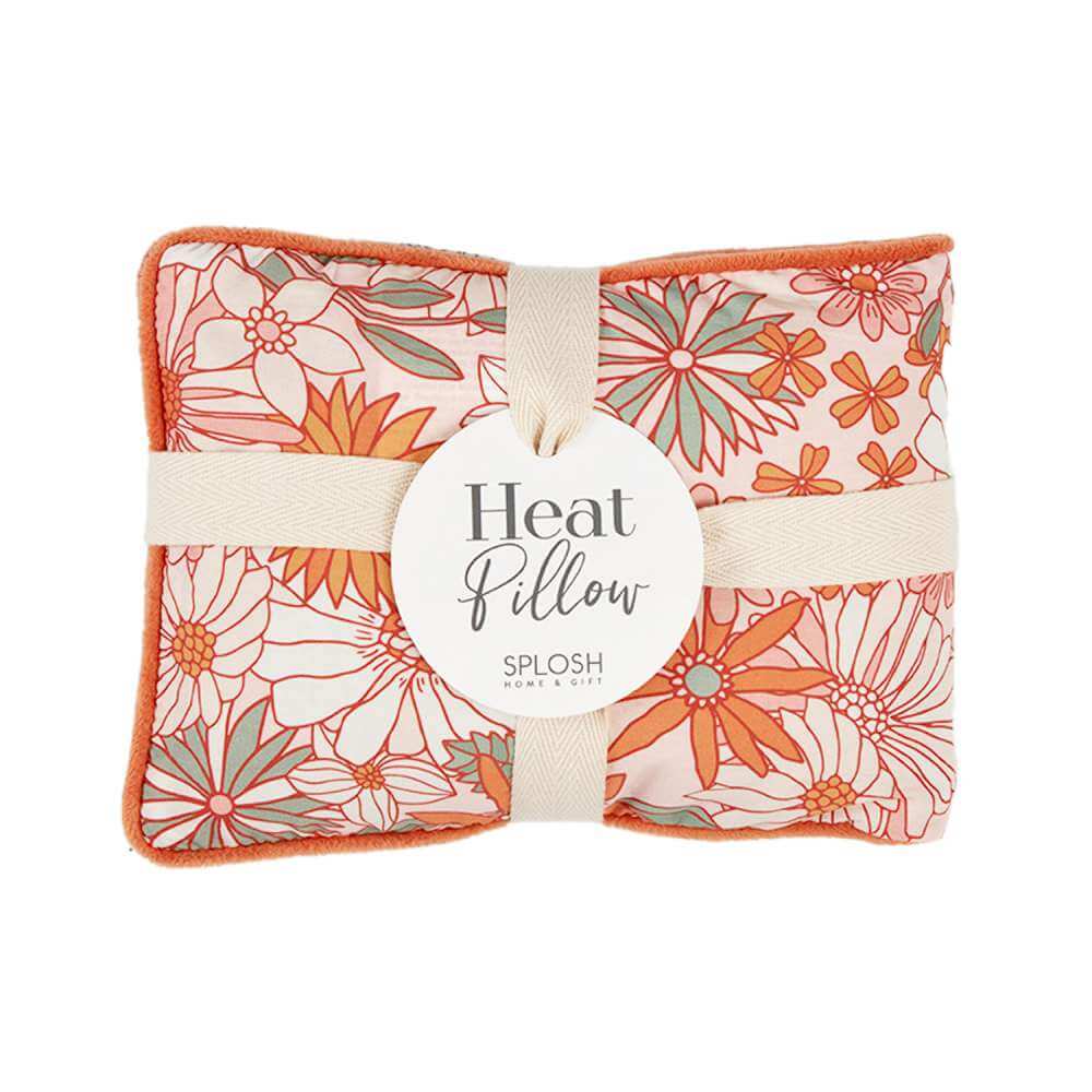 Retro Floral Heat Pillow - Funky Gifts NZ