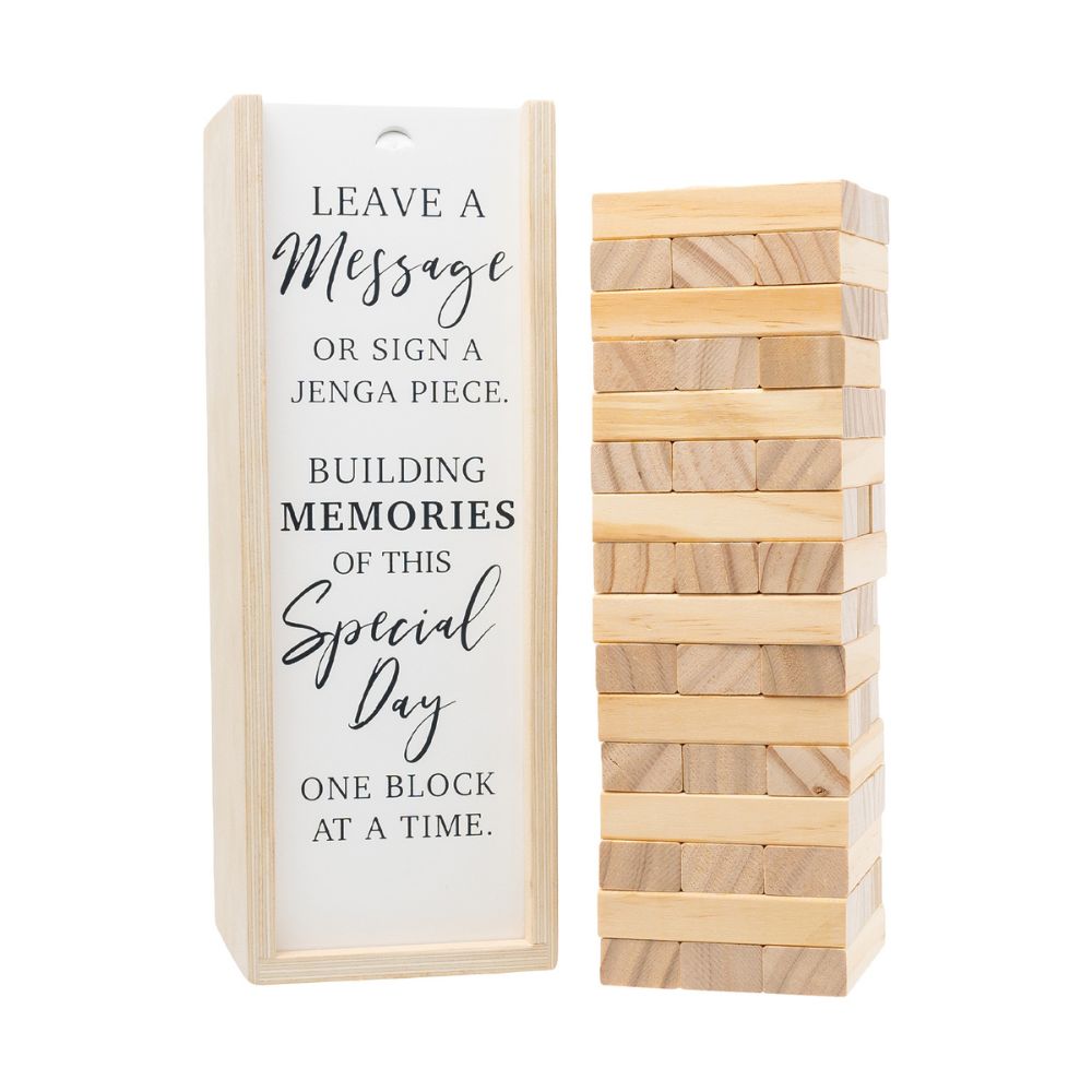 Splosh Wedding Signature Jenga - Funky Gifts NZ