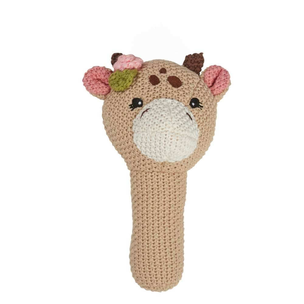 Splosh Baby Knitted Rattle Giraffe - Funky Gifts NZ