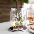 Splosh Christmas Stemless Glass - Jolly AF - Funky Gifts NZ