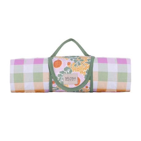 Floral Picnic Rug - Green Spring - Funky Gifts NZ