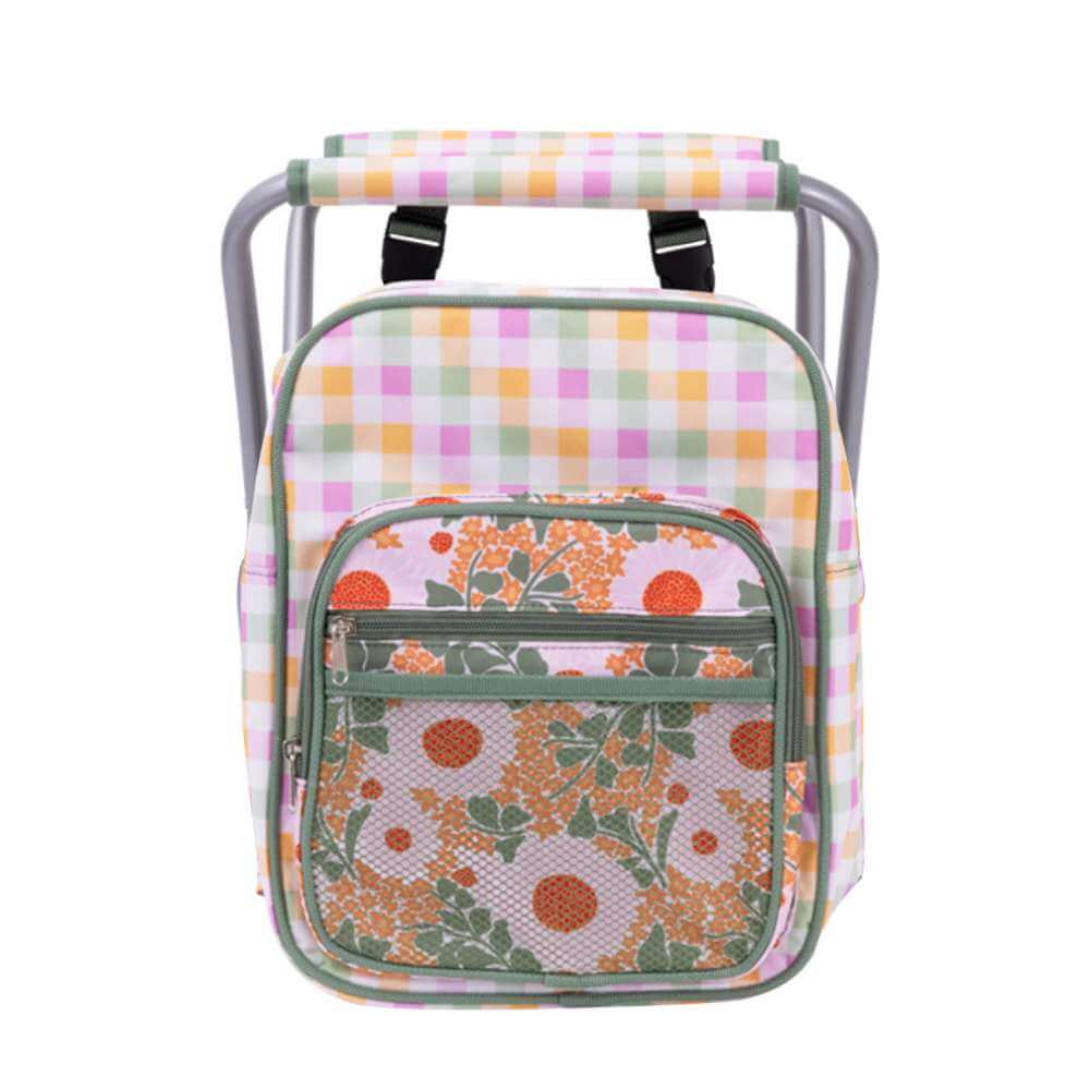 Picnic Cooler Chair - Green Spring - Funky Gifts NZ