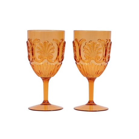 Picnic Wine Glasses - Retro - Funky Gifts NZ