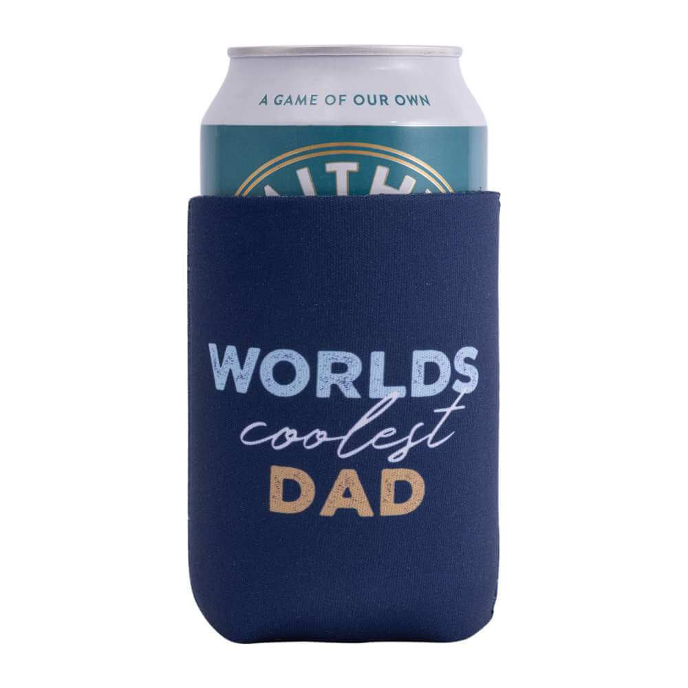 Worlds Coolest Dad Stubby Cooler - Funky Gifts NZ