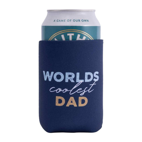 Worlds Coolest Dad Stubby Cooler - Funky Gifts NZ