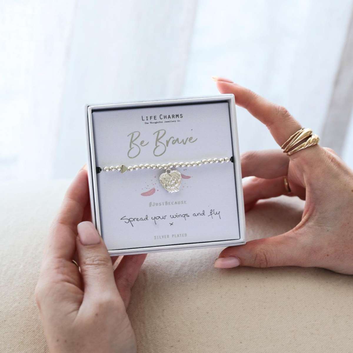 Life Charms Bracelet - Be Brave - Funky Gifts NZ