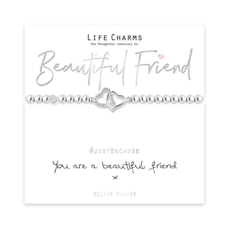 Life Charms Bracelet - Beautiful Friend - Funky Gifts NZ