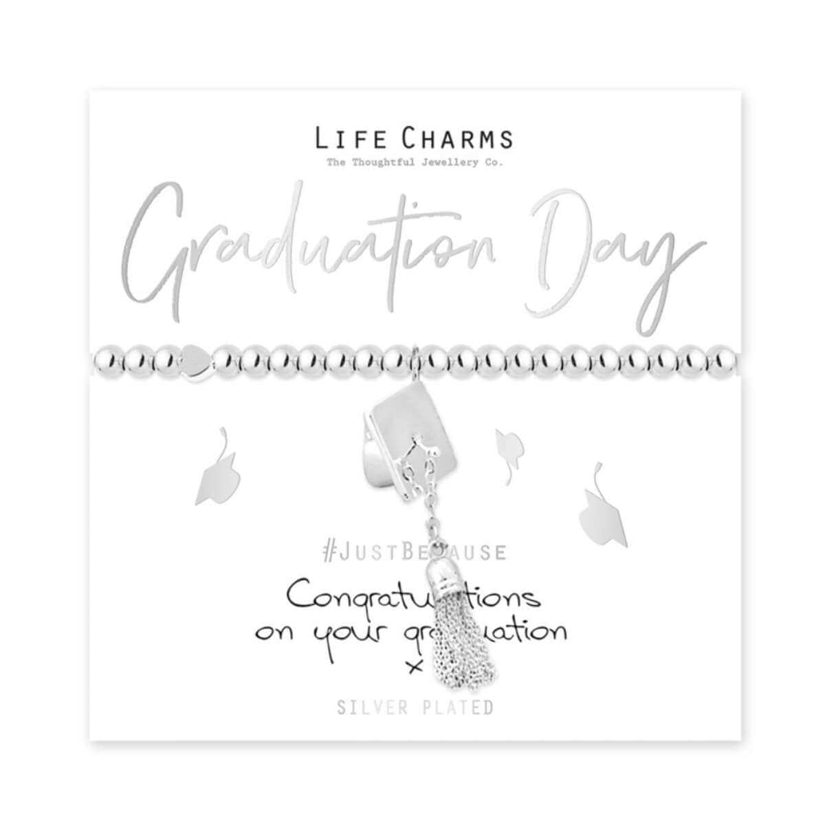 Life Charms Bracelet - Graduation - Funky Gifts NZ