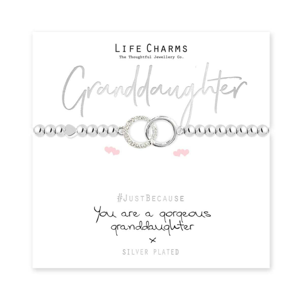 Life Charms Bracelet - Granddaughter - Funky Gifts NZ