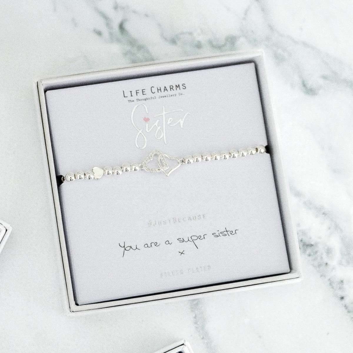 Life Charms Bracelet - Sister - Funky Gifts NZ