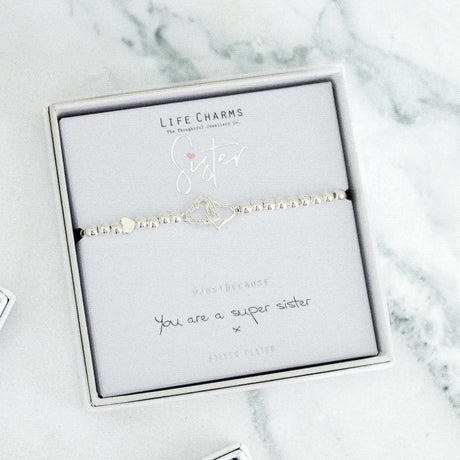 Life Charms Bracelet - Sister - Funky Gifts NZ