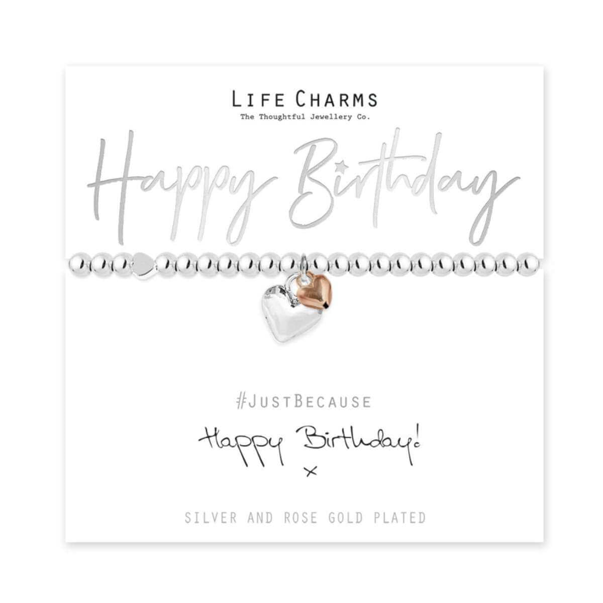 Life Charms Bracelet - Happy Birthday - Funky Gifts NZ