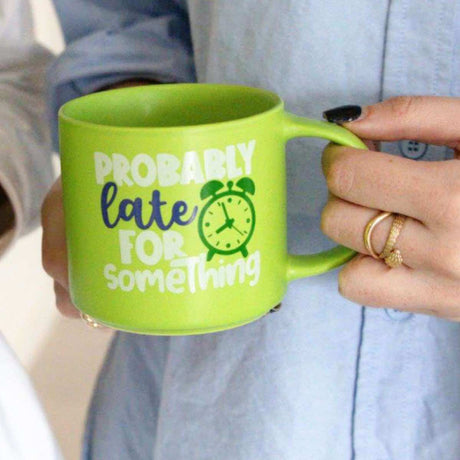 Cheeky Mug - Late - Funky Gifts NZ