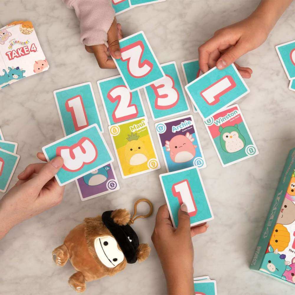 Squishmallows Take 4 Card Game - Funky Gifts NZ