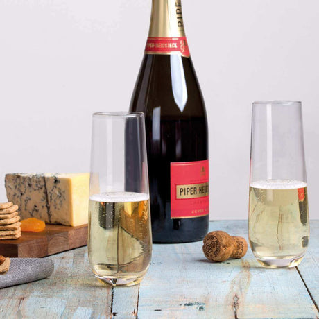Stemless Champagne Flutes - Funky Gifts NZ