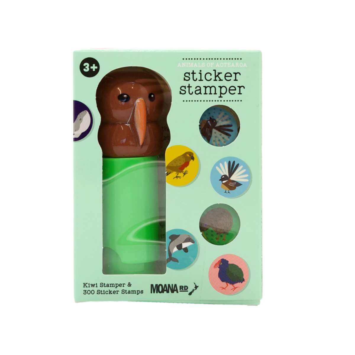 Sticker Stamper – Aotearoa Animals - Funky Gifts NZ