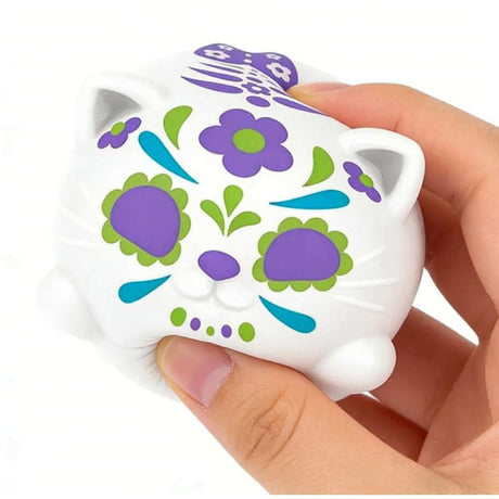 NeeDoh - Sugar Skull Cat *PRE ORDER - Funky Gifts NZ
