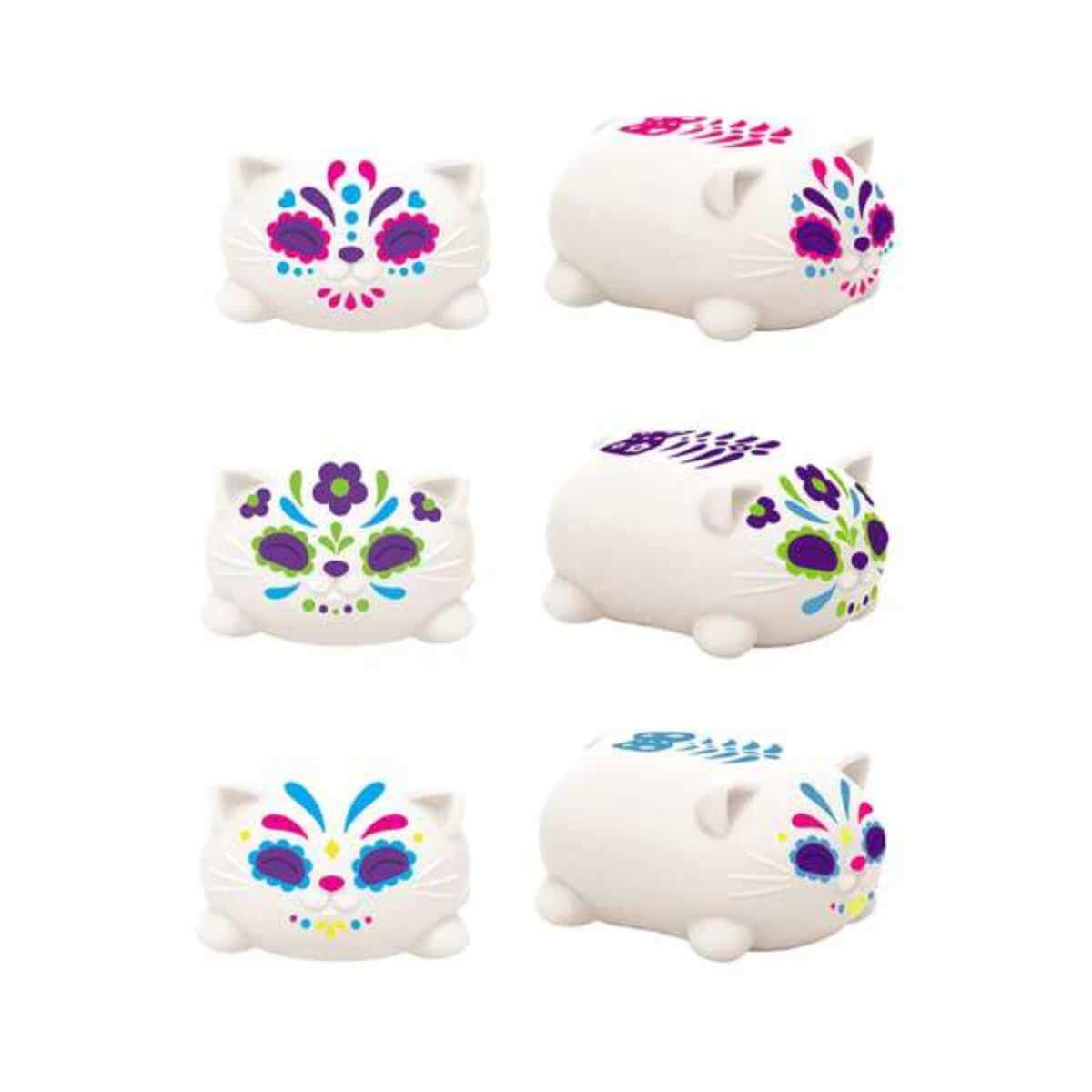 NeeDoh - Sugar Skull Cat *PRE ORDER - Funky Gifts NZ