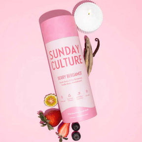 Sunday Culture Sand Wax Ready To Pour - Berry Bergamot 650g - Funky Gifts NZ