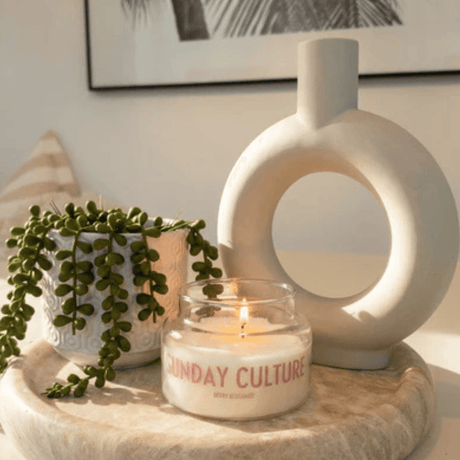 Sunday Culture Sand Wax - Berry Bergamot Candle - Funky Gifts NZ