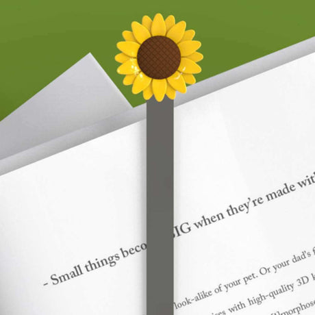 Sunflower Bookmark - Funky Gifts NZ