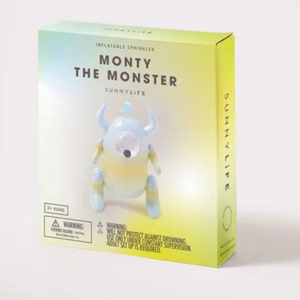 SunnyLife Inflatable Sprinkler Monty The Monster - Funky Gifts NZ