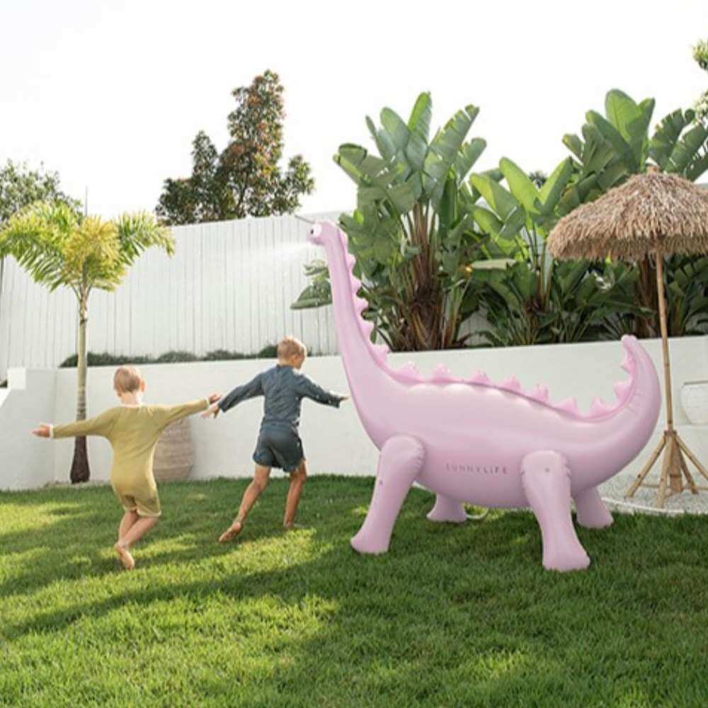 SunnyLife Dino Giant Sprinkler Into the Wild Pink - Funky Gifts NZ