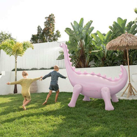 SunnyLife Dino Giant Sprinkler Into the Wild Pink - Funky Gifts NZ