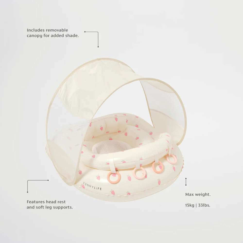 SunnyLife Interactive Baby Float Strawberry Sunshine - Funky Gifts NZ
