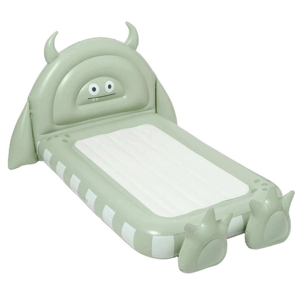 SunnyLife Kids Sleepover Bed Monster Sage - Funky Gifts NZ