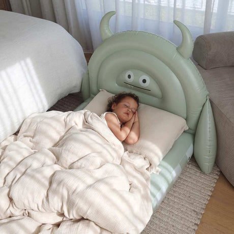 SunnyLife Kids Sleepover Bed Monster Sage - Funky Gifts NZ